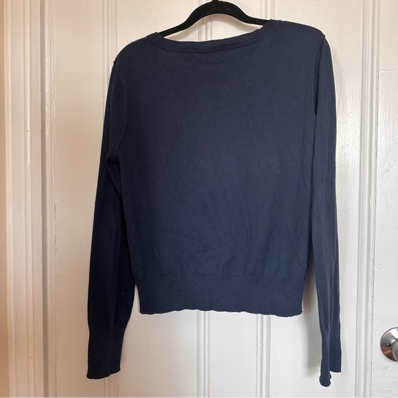 Y2K Aeropostale Navy Blue Cardigan - Picture 9 of 11